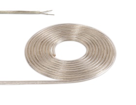 D0203  Cavo 1m Clear 2 Core 0.75mm Cable